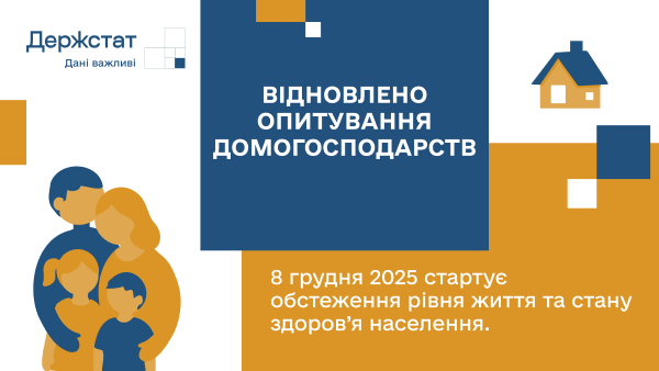 В Україні відновлюються опитування домогосподарств